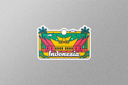 Wholesale Indonesia Travel Sticker