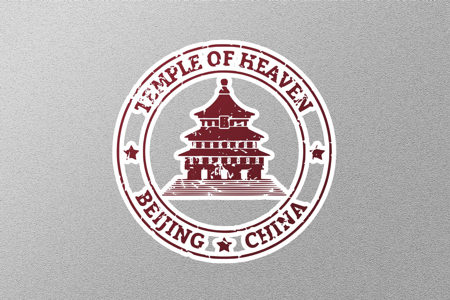 Wholesale Beijing China Travel Stamp Sticker