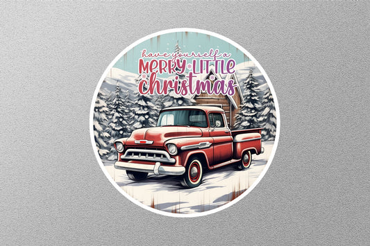 Merry Title Christmas Sticker