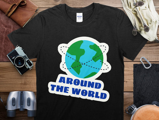 Around The World Travel T-Shirt, Around The World Shirt