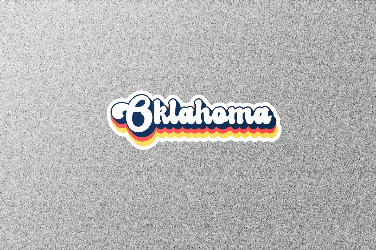 Retro Oklahoma State Sticker