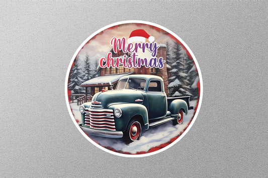 Jolly Merry Christmas Sticker