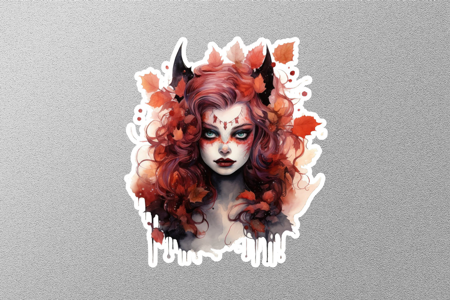 The Burning Passion of Pandora Halloween Sticker