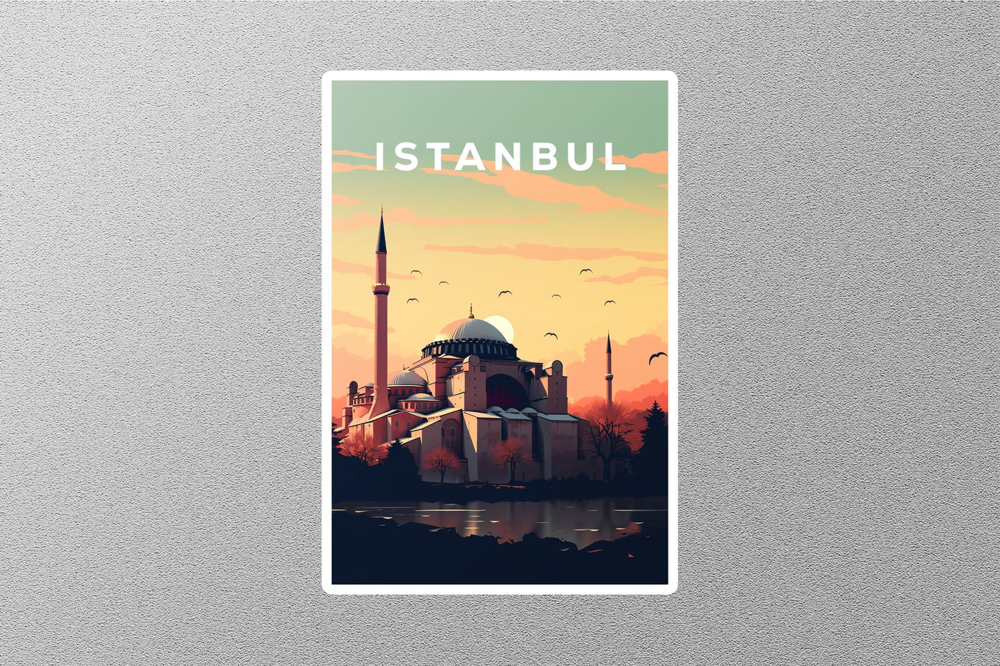 Wholesale Vintage İstanbul Travel Sticker