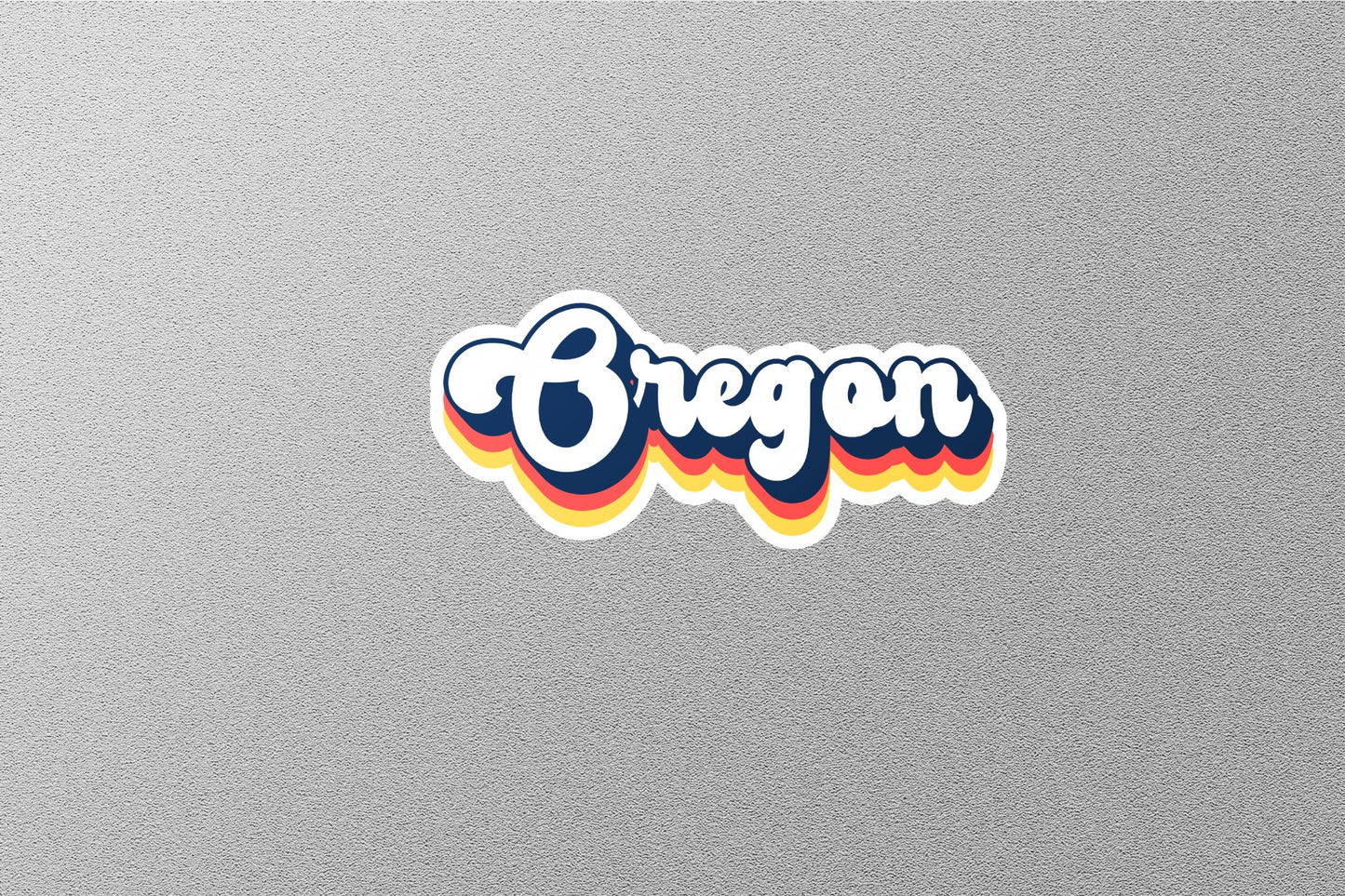 Retro Oregon State Sticker