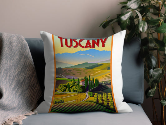 Vintage Tuscany Throw Pillow