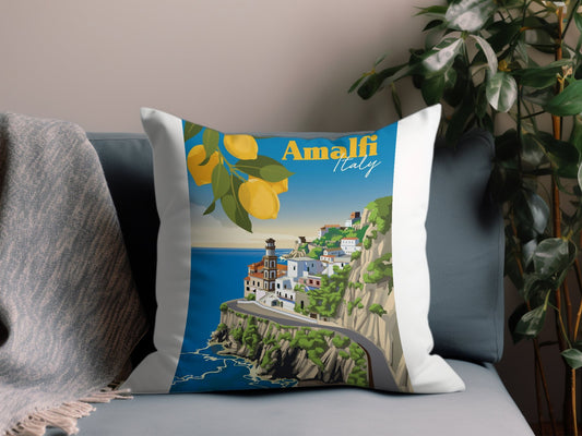 Vintage Amalfi Throw Pillow
