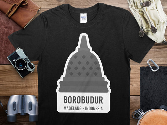 Borobudur Travel T-Shirt, Borobudur Shirt