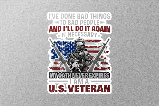 American Veteran Sticker
