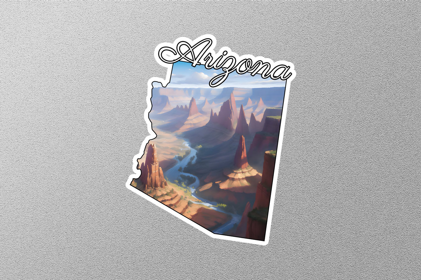 Arizona Map State Sticker