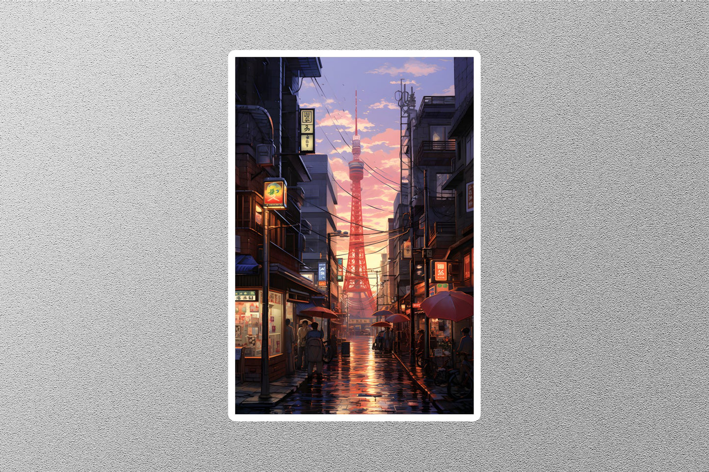 Wholesale Tokyo Tower Travel Sticker