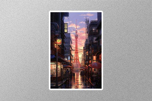 Wholesale Tokyo Tower Travel Sticker