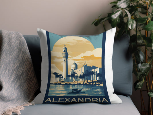 Vintage Alexandria Throw Pillow