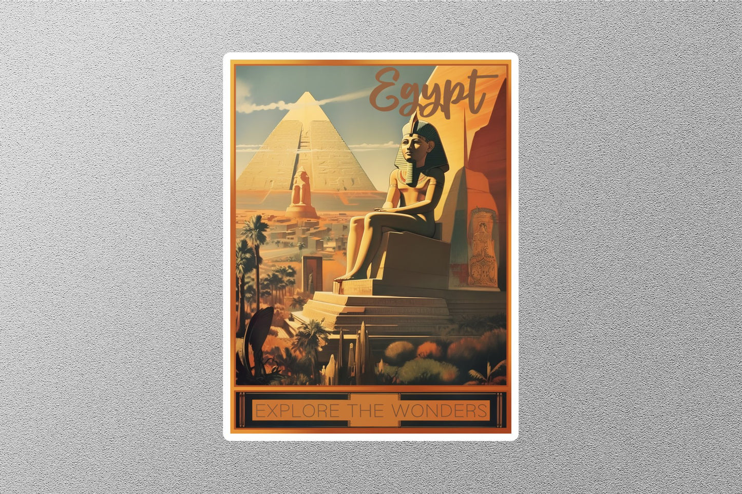 Wholesale Vintage Egypt Travel Stickers