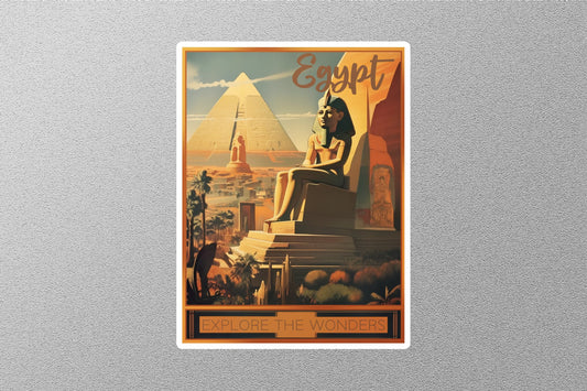 Wholesale Vintage Egypt Travel Stickers