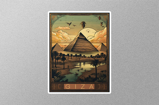Wholesale Vintage Giza Travel Stickers