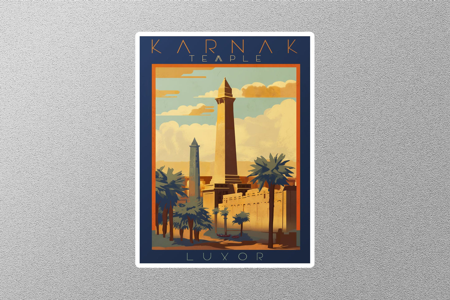 Wholesale Vintage Karnak Temple Travel Stickers