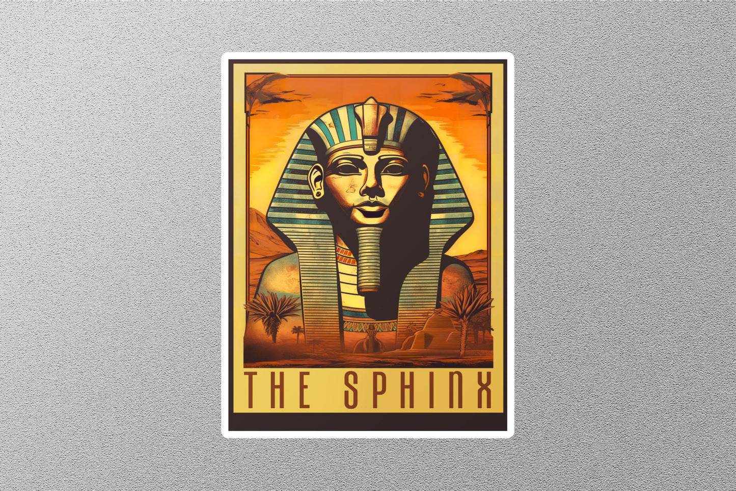 Wholesale Vintage The Sphinx Travel Stickers