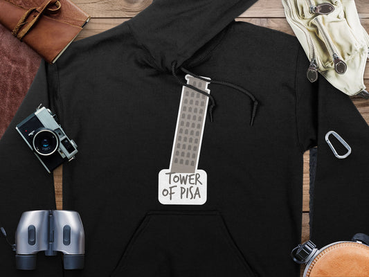 Tower of Pisa Travel Hoodie