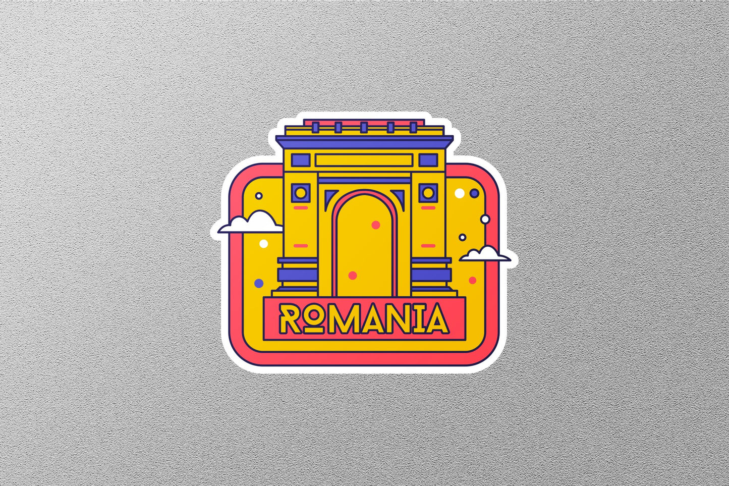 Wholesale Romania Travel Sticker
