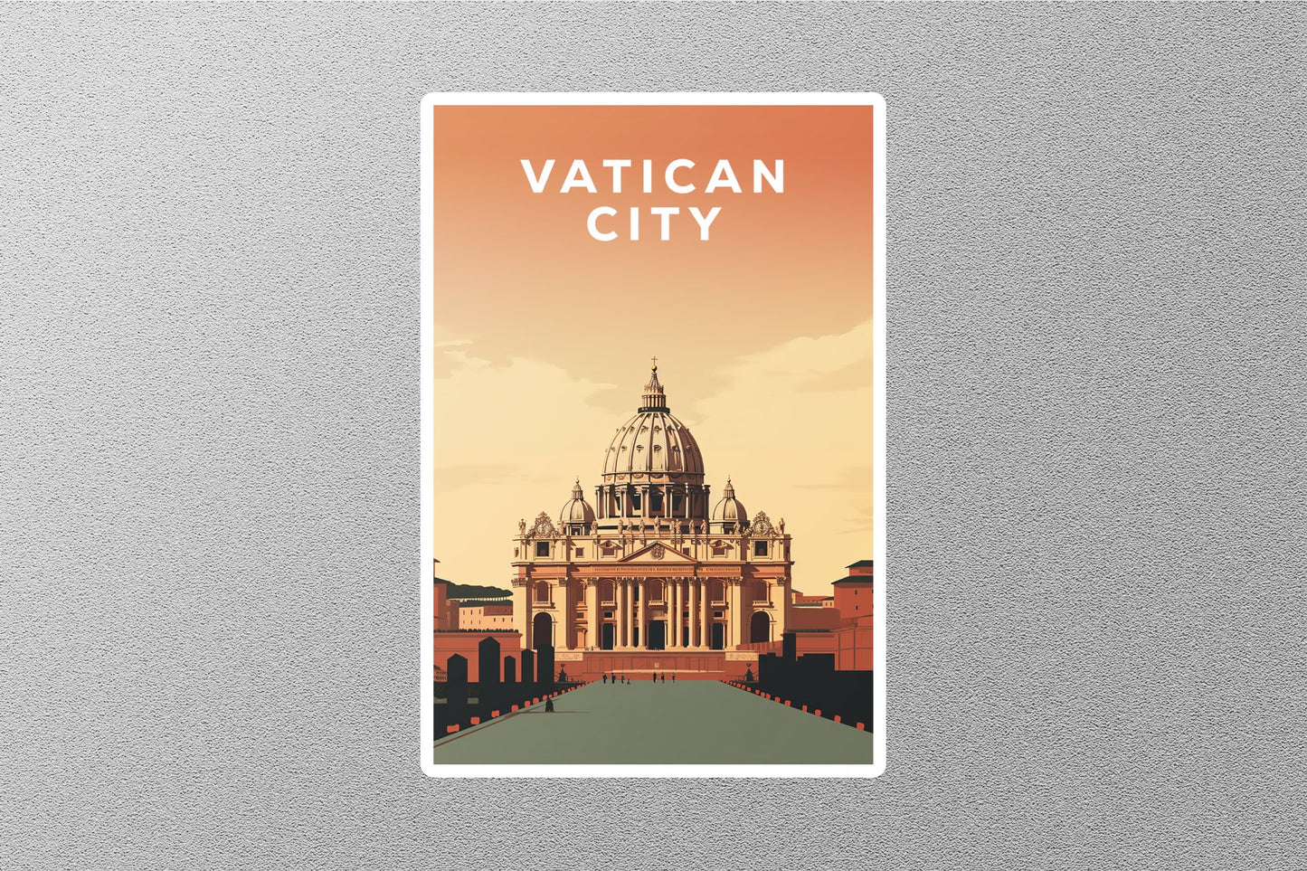 Wholesale Vintage Vatican City Travel Sticker