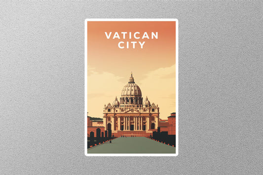 Wholesale Vintage Vatican City Travel Sticker