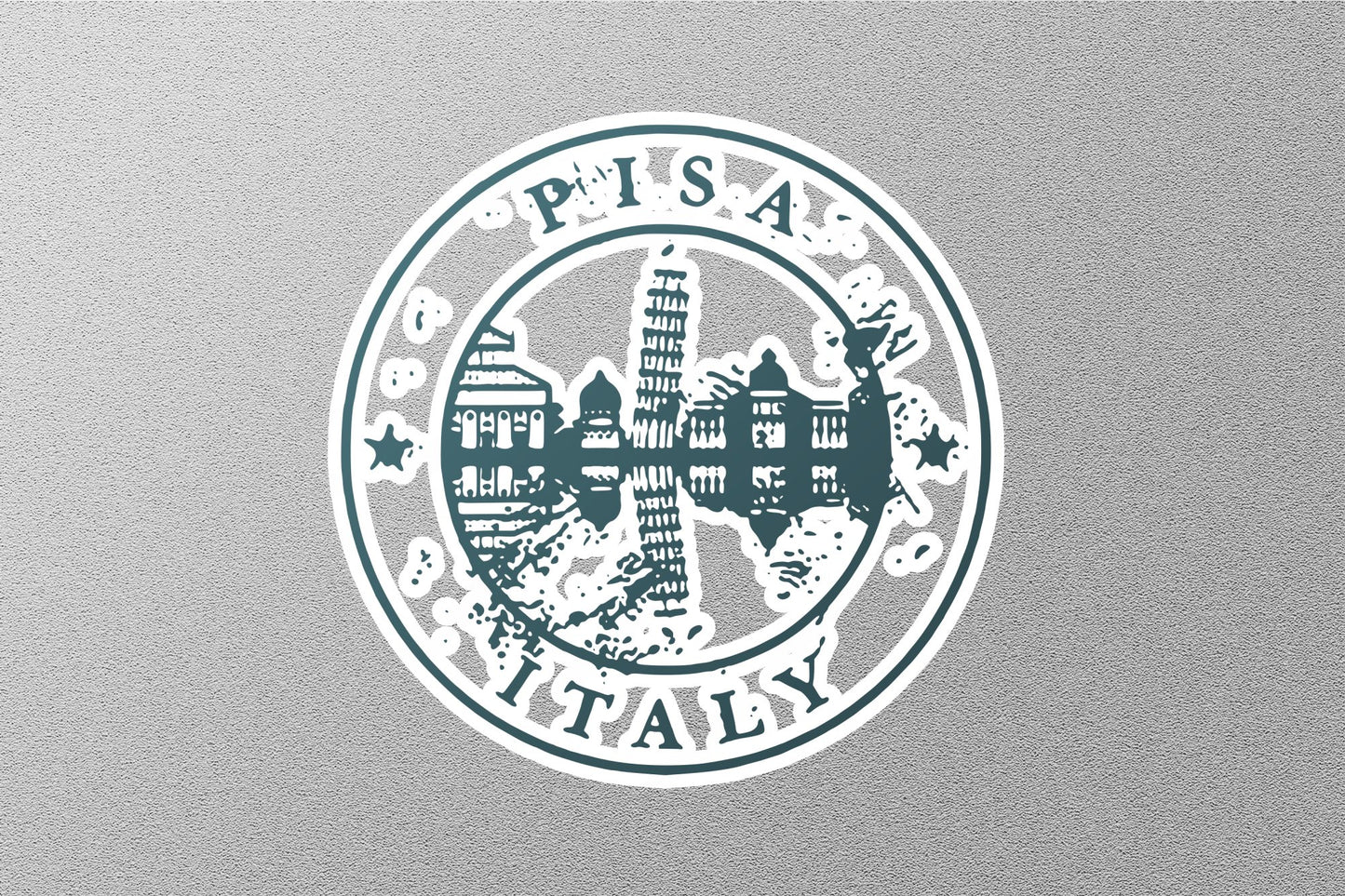 Wholesale Pisa Italy Travel Stamp Sticker