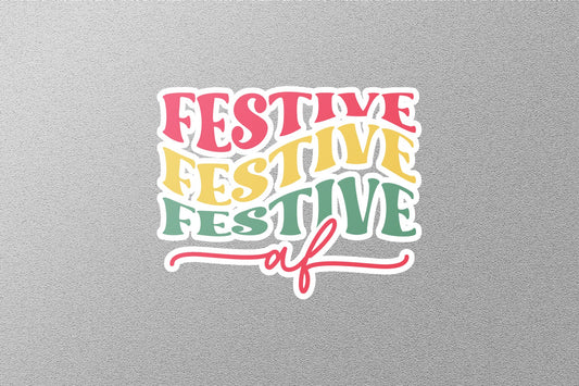 Festive Christmas Sticker