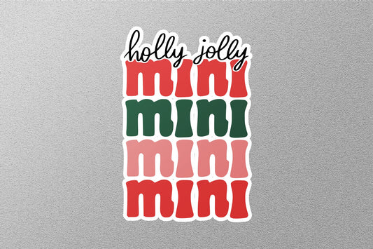 Holly Jolly Mini Christmas Sticker