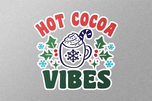 Hot Cocoa Vibes Christmas Sticker