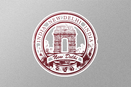 Wholesale New Delhi India Travel Stamp Sticker