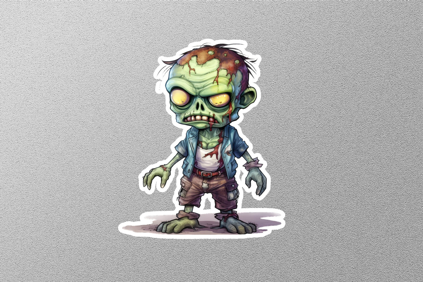 Random Zombie Halloween Sticker