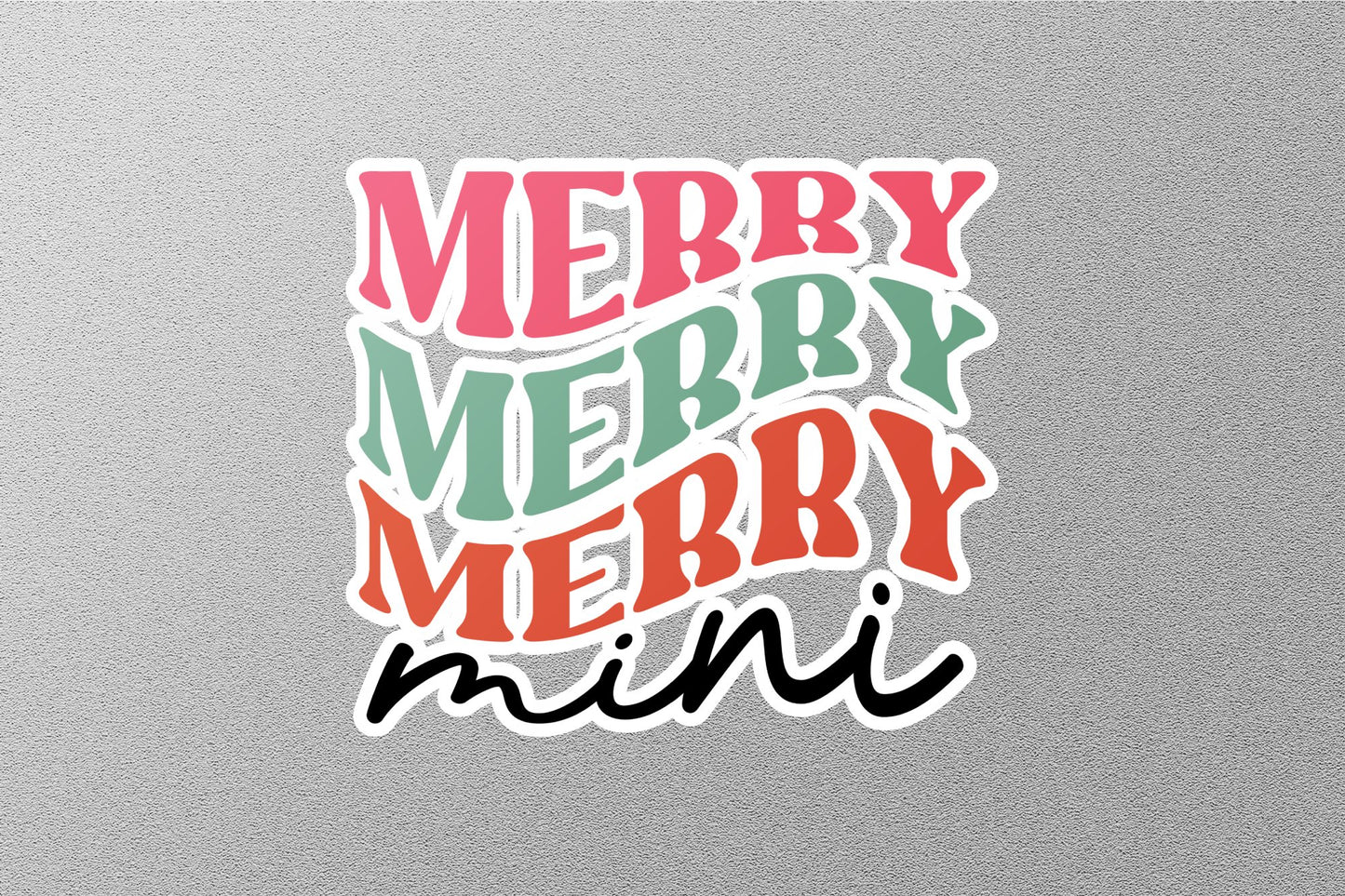 Wholesale Merry Mini Christmas Sticker