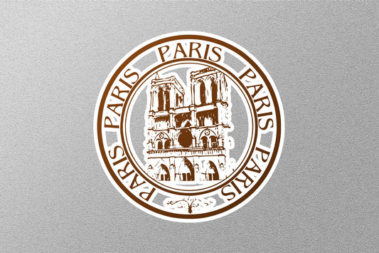 Wholesale Paris Travel Stamp Sticker