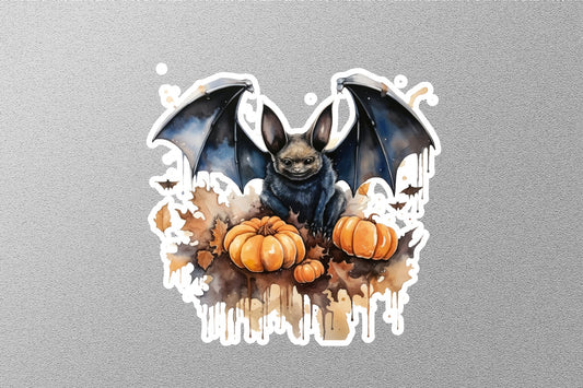Pumpkin Devil Halloween Sticker
