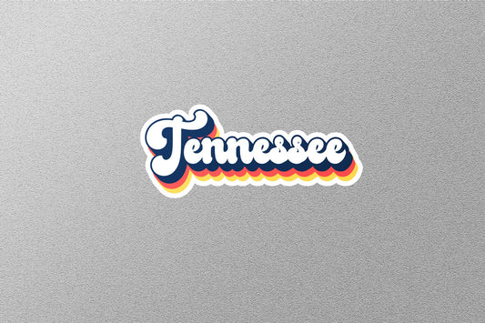 Retro Tennessee State Sticker