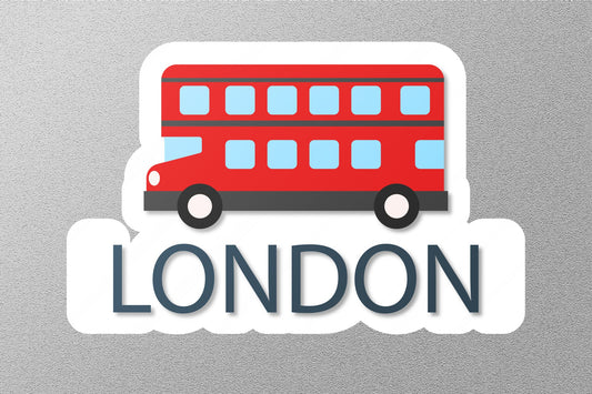 Wholesale London Double Decker Bus Travel Sticker