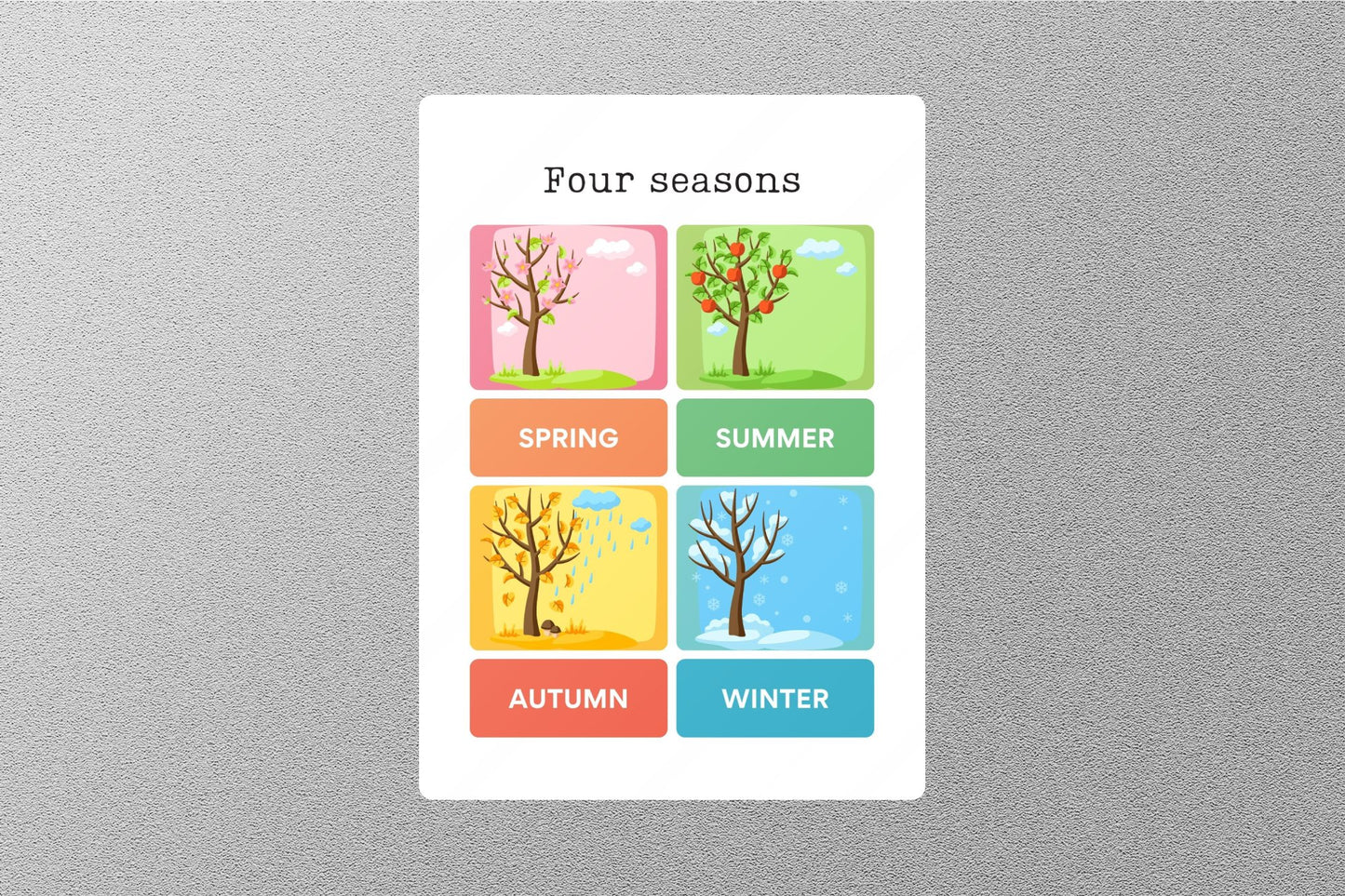 Four Seasons Education Sticker