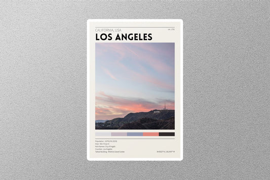 Los Angeles USA Travel Sticker