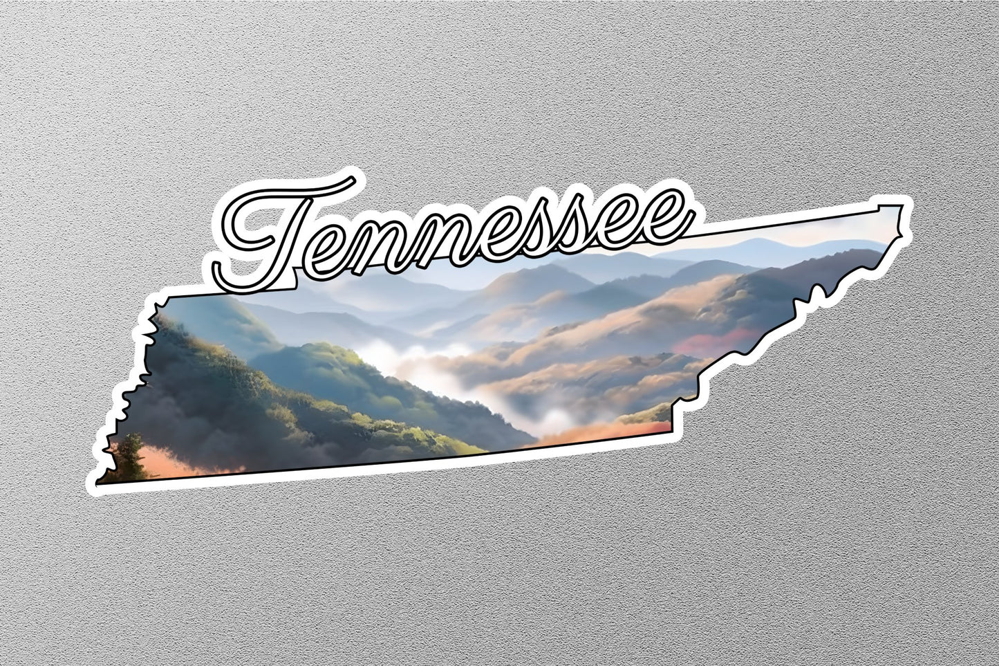 Tennessee Map State Sticker