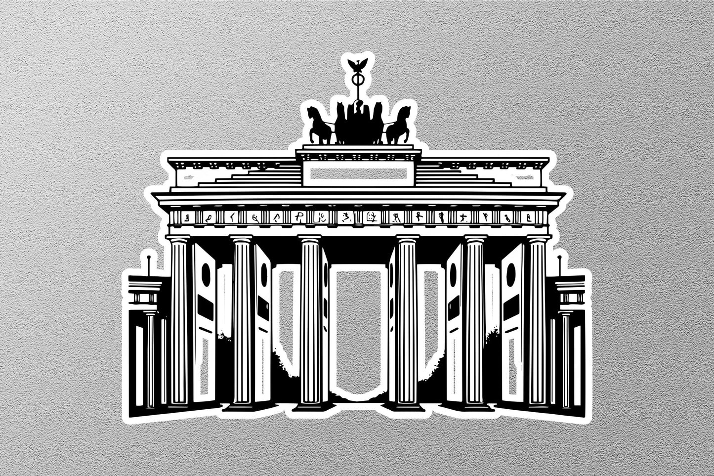 Wholesale Brandenburg Gate Travel Sticker