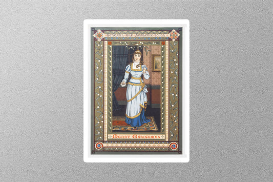 Wholesale Vintage Persian Qajar Woman Christmas Sticker