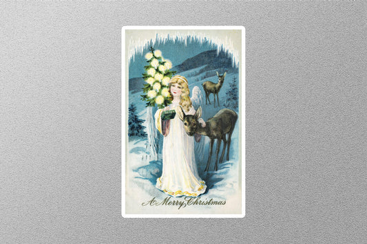 Wholesale Vintage Angel Christmas Sticker