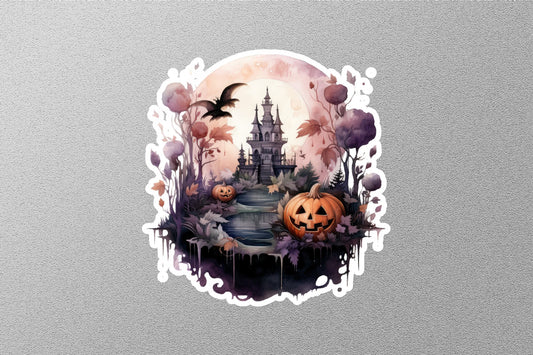 Moon Clipart Halloween Sticker