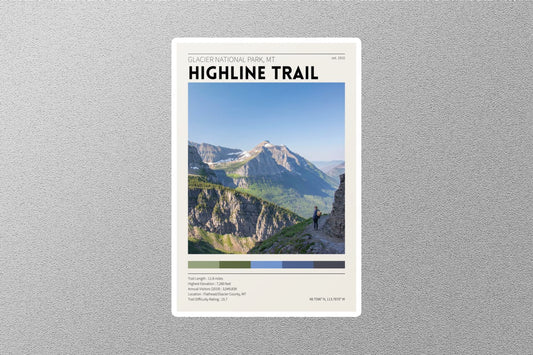 High Line Trail Travel Sticker