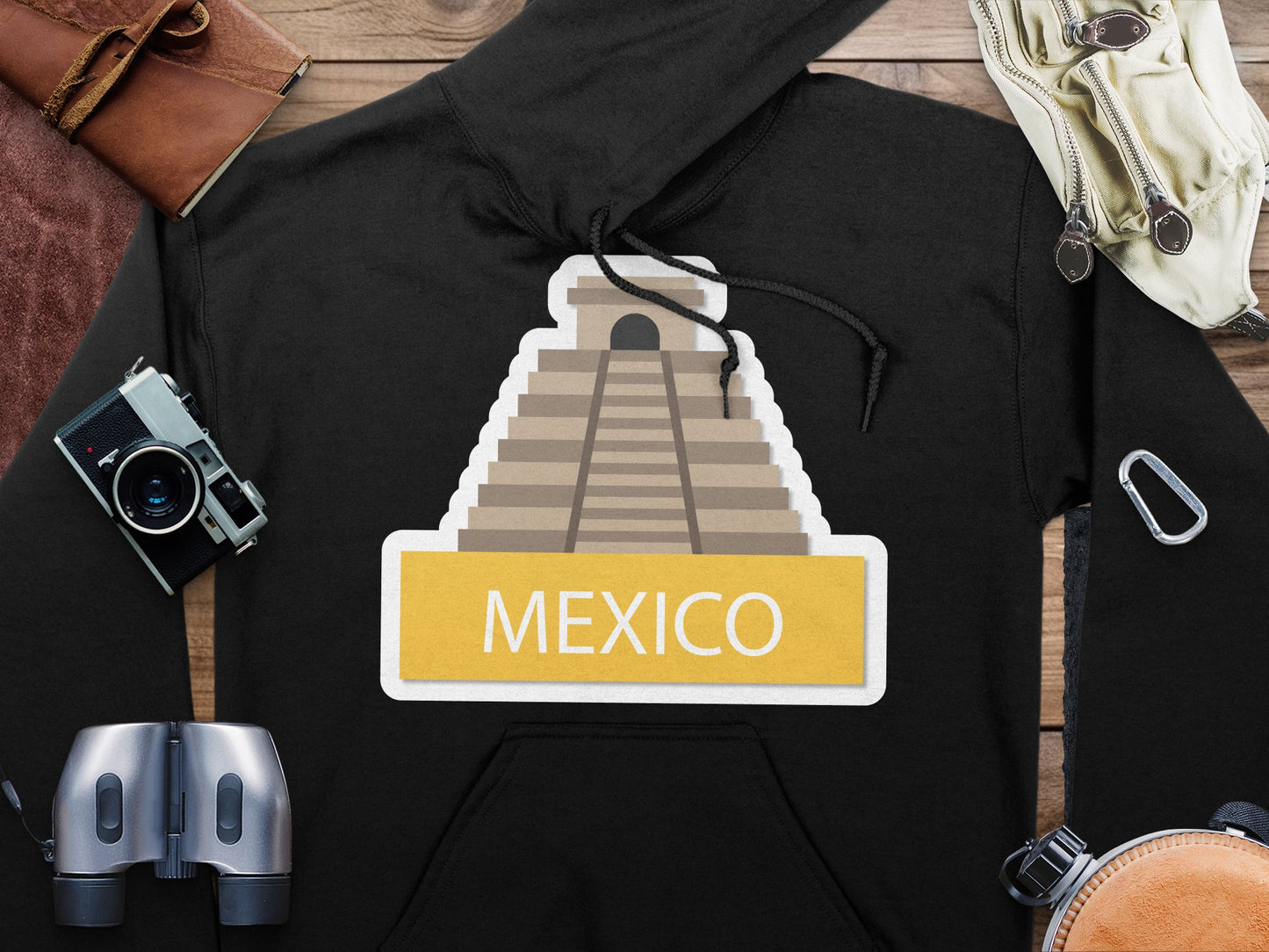 Mexico 3 Travel Hoodie