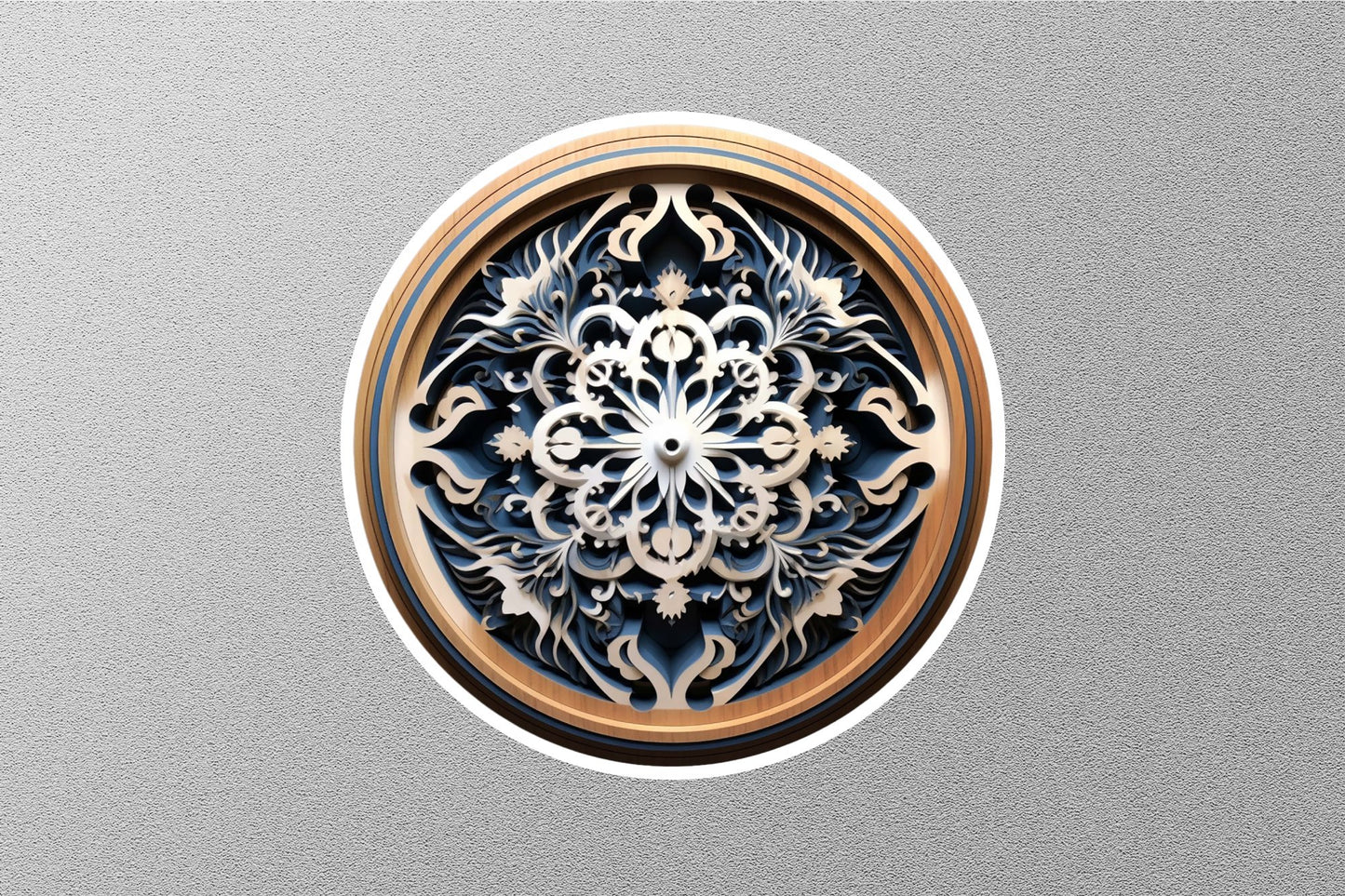 Tibetan Mandala Winter Holiday Sticker