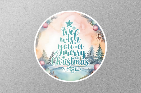 We Wish You a Merry Christmas Sticker