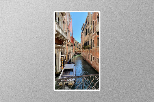 A Venetian Canal Travel  Sticker