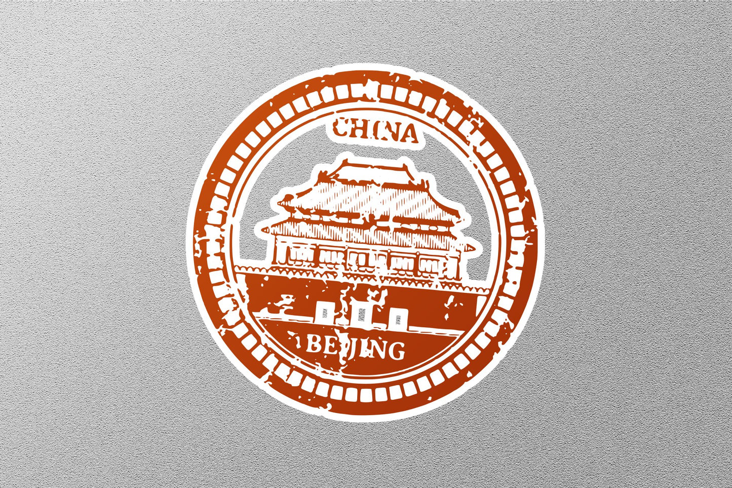 Wholesale China Beijing Travel Stamp Sticker